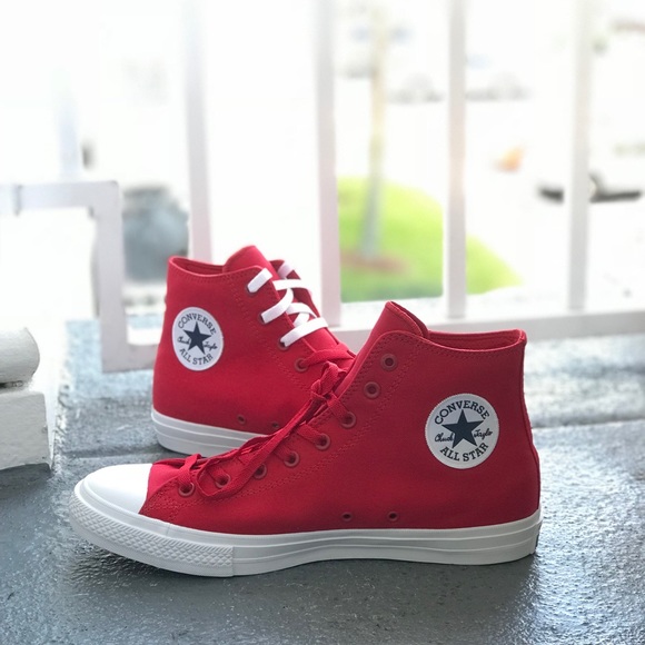 NWT Converse CT OX HI Salsa Red HT M AUTHENTIC - Picture 3 of 7